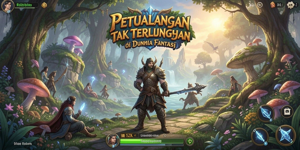 Tampilan gameplay seru dalam game petualangan 5ZK.