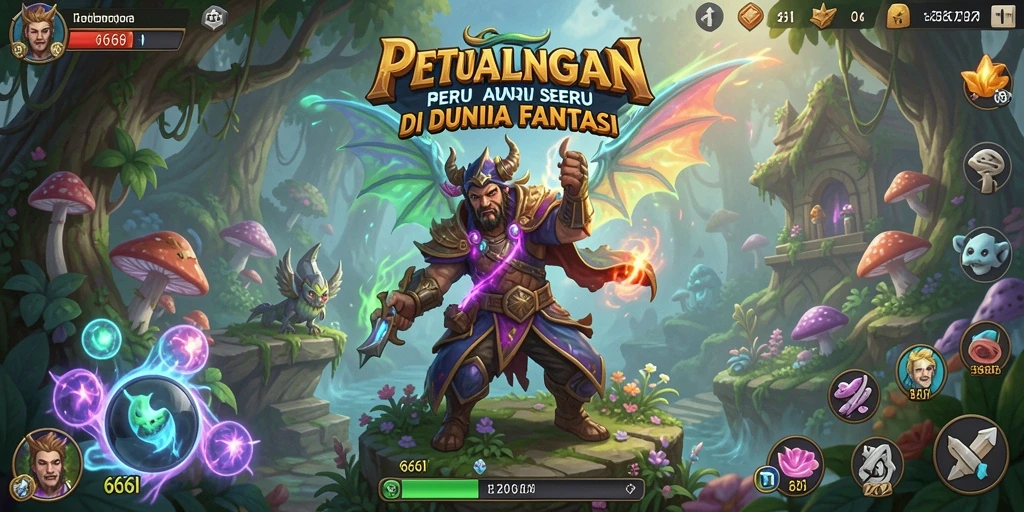 Tampilan menarik dari gameplay seru ARPG 666I.
