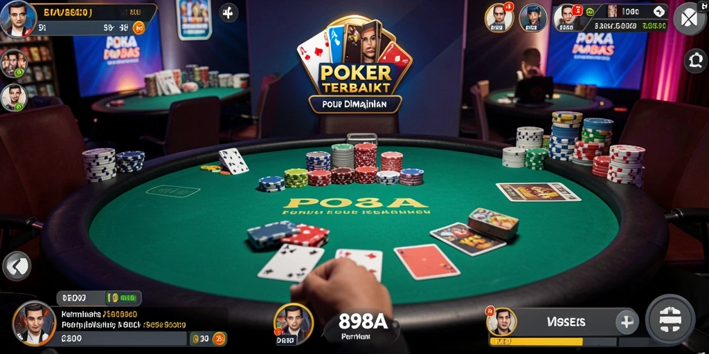 Tangkapan layar gameplay Poker yang menarik di 898A.