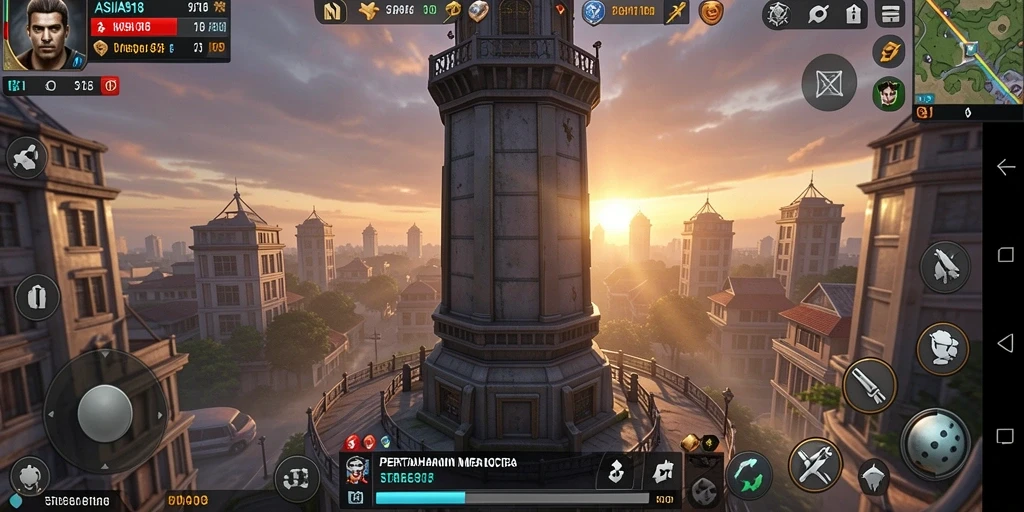Tampilan gameplay ASIA918 yang menarik dalam Tower Defense.