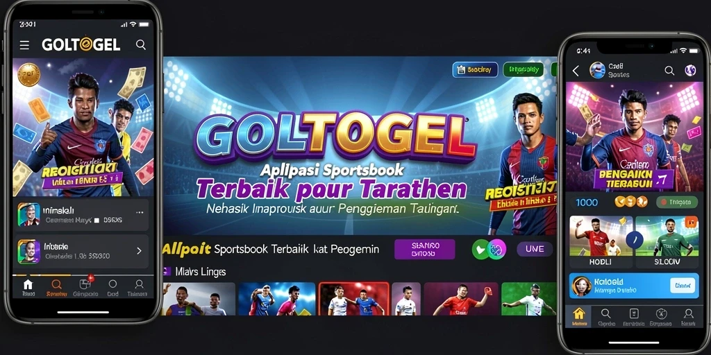 Tampilan utama GOLTOGEL menunjukkan antarmuka taruhan yang dinamis dan interaktif.