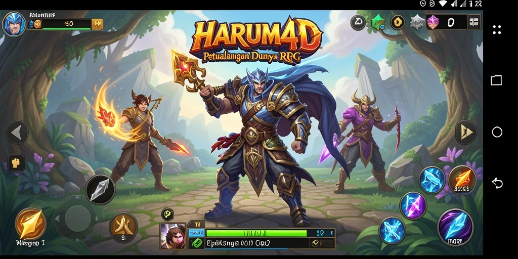 Gameplay RPG seru di HARUM4D dengan grafis menawan.