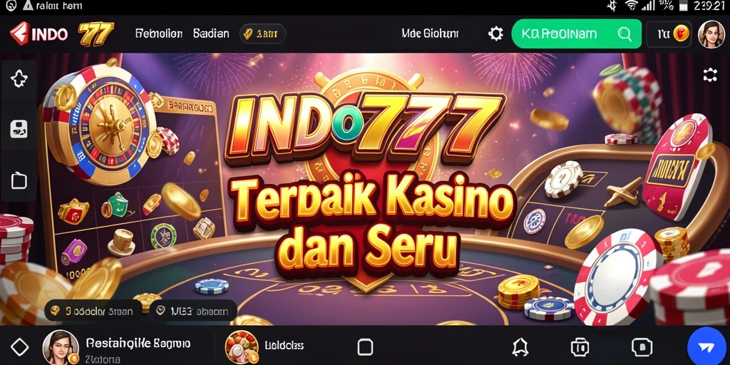 Screenshot gameplay menunjukkan suasana kasino yang mendebarkan.