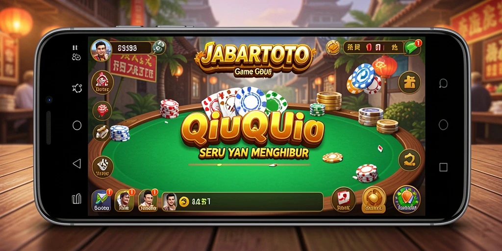 Screenshot JABARTOTO menampilkan suasana seru permainan QiuQiu.