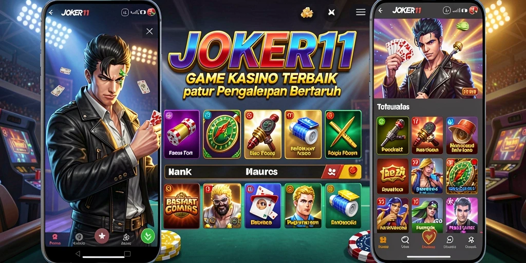 Tampilan gameplay menawan di JOKER11 dengan atmosfer kasino yang realistis.