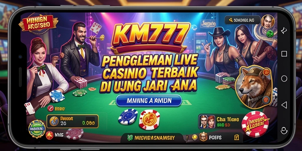 Gameplay Live Casino yang seru dan interaktif di KM777.
