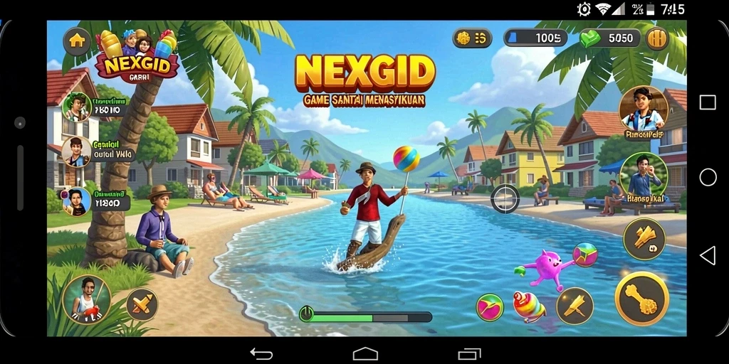 Tangkapan layar gameplay <strong>NEXGID</strong> yang menampilkan keseruan saat bermain.