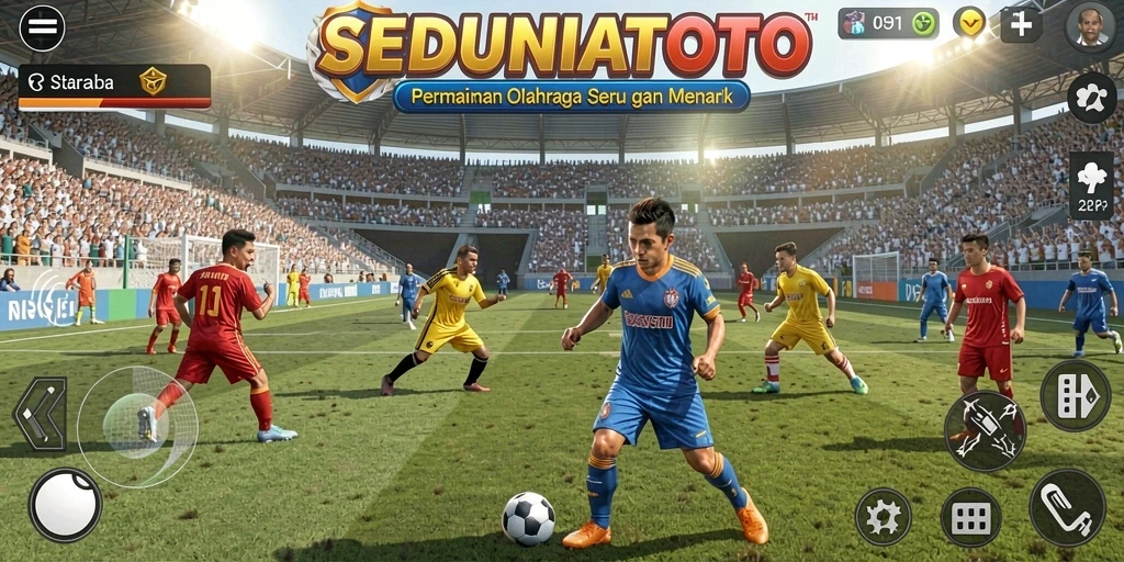 Tangkapan layar dari gameplay SEDUNIATOTO yang menunjukkan momen pertandingan seru.