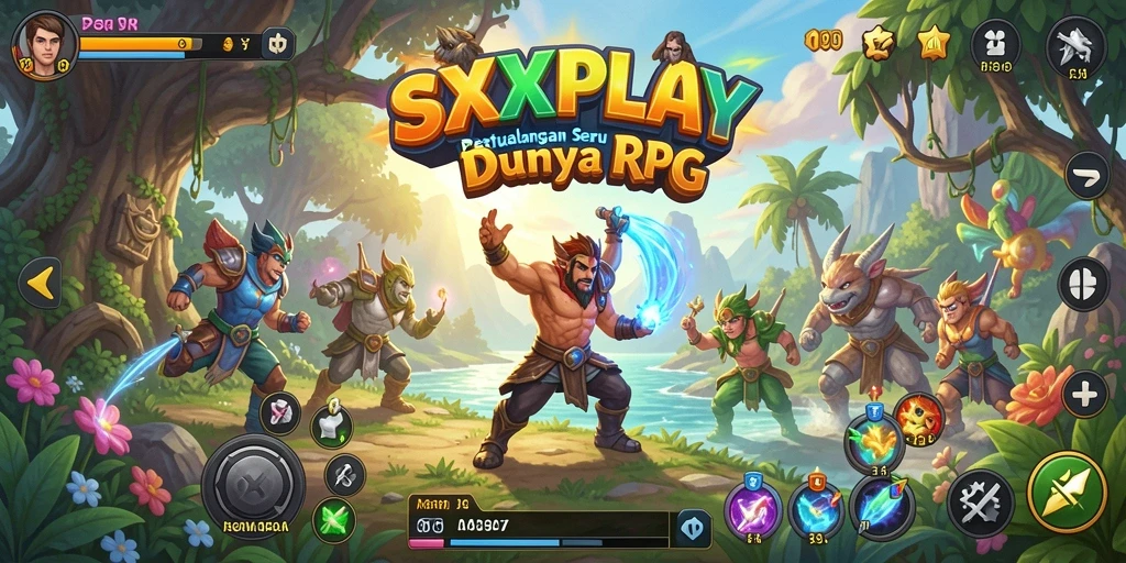 Screenshot dari aksi permainan RPG yang menakjubkan dalam SXXPLAY.