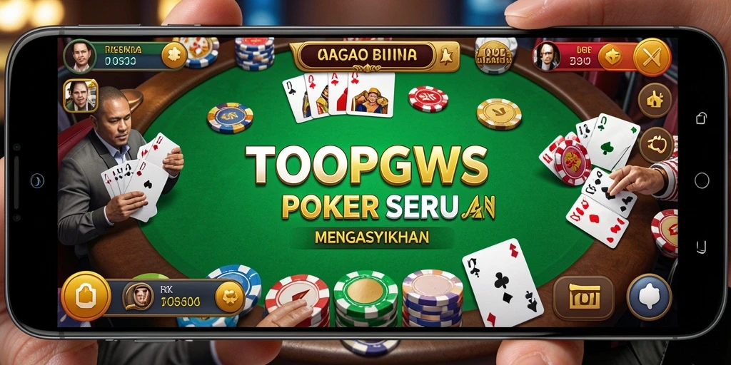 Tampilan gameplay seru dalam permainan Poker TOOPGWS.